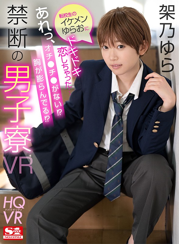 【VR】転校生のイケメンゆらおにドキドキ恋しちゃった…あれっ、オチ●チ●がない！？胸が膨らんでる！？禁断の男子寮VR 架乃ゆら プレビュー画像 1